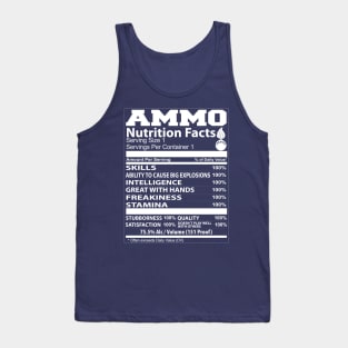 Air Force Ammo Nutrition Facts Tank Top